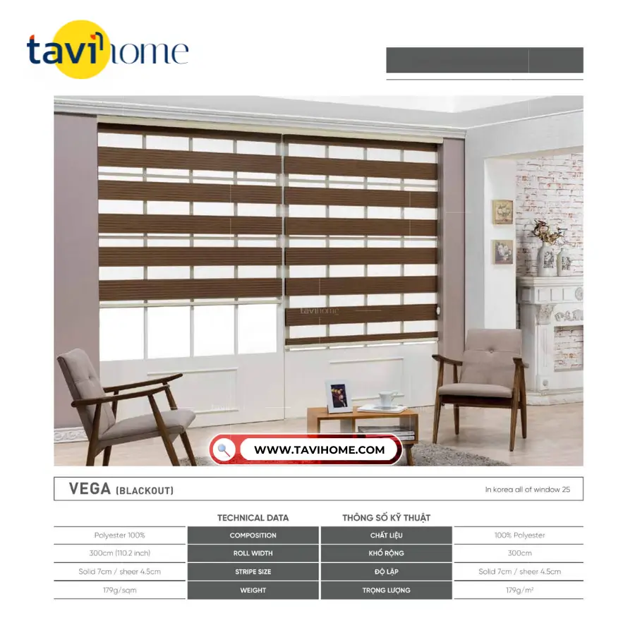 Rèm Cầu Vồng TAVI SK-VEGA - Ảnh 2